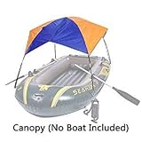 sevend plegable toldo para hinchable barco (3 personas); sol refugio tienda de pesca (barco No Incluidas);