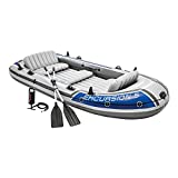 Intex 68325NP - Barca Hinchable Excursion 5 con 2 Remos 366 x 168 x 43 cm