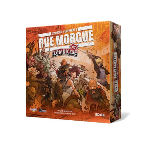 Edge Entertainment - Zombicide Temporada 3: Rue Morgue, Juego de Mesa (ZC05)
