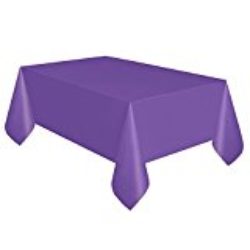 Unique Party –  Mantel De Hule – 2,74 m x 1,37 m – Morado Neón (99163) [OFERTAS]