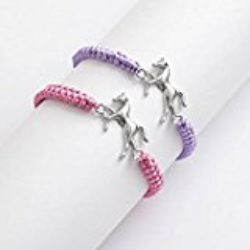 Adjustable Cord Bracelet With Metal Horse Centrepiece ~ 2 Colours ~ One Chose… [OFERTAS]