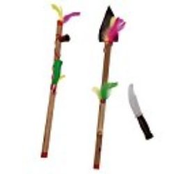 My Other Me – Hacha, pipa y cuchillo de indio, talla única (Viving Costumes MOM01512) [OFERTAS]