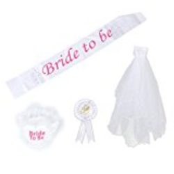 Novia A Ser Banda Insignia Roseta Gallina Velo 2t Liga Ducha De La Boda Fiesta De La Noche [OFERTAS]