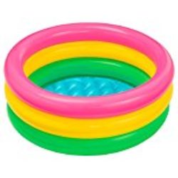 Intex  – Piscina hinchable 3 aros + base hinchable 61 x 22 cm-33 l (57107) [OFERTAS]