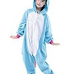 ABYED Kigurumi Pijama Animal Entero Unisex para Adultos Niños con Capucha Ropa de Dormir Traje de Disfraz para Festival de Carnaval Halloween Navidad [OFERTAS]