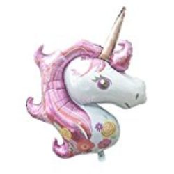 MagiDeal Globo de Aluminio Grande Unicornio para Cumpleaños de Niños Decoración de Fiesta de Color Rosa [OFERTAS]