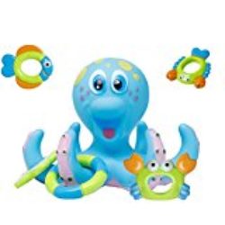 TOYMYTOY Juguete baño bebé pulpo Juguete de baño para bebés niños Infantil (Azul) [OFERTAS]