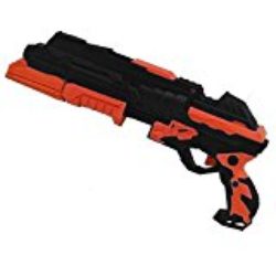 BEETEST 2 en 1 niños plástico espuma suave Dart Gun pistola tiros juego agua cristalina bala de juguete Naranja [OFERTAS]