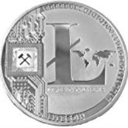 Litecoin LTC Físicos Moneda Plata Colores, Perfecto para los fanáticos de criptomonedas [OFERTAS]