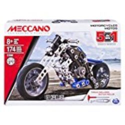 MECCANO 5 in 1 Motorcycles Construction Set 17202 – 6036044 [OFERTAS]