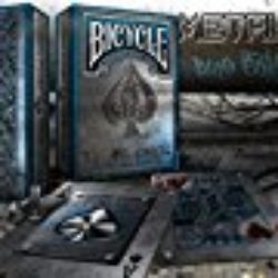 Cartas de juego Bicycle Blue Metal Deck Rare Limited Custom Playing Cards – Tarjeta Juegos – Trucos Magia y la magia [OFERTAS]