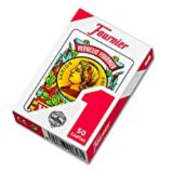 Fournier F20991 – Baraja española Nº 1, 50 cartas, surtido: colores aleatorios [OFERTAS]