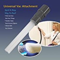 Cepillo de Limpieza de Polvo para Aspirador Universal – 2018 Nuevo Removedor de Suciedad Herramienta de Limpieza para Rejilla de Ventilación/Teclados/Cajones/Coche/Artesanía/Joyería/Plantas (Gris) [OFERTAS]