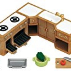 Sylvanian Families – Set horno, fregadero, y encimera cocina (Epoch para Imaginar 5222) [OFERTAS]