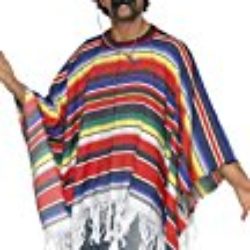 Smiffy’s – Poncho de mejicano para hombre, talla única (21860) [OFERTAS]