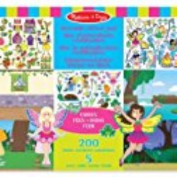 Melissa & Doug – Bloc de autoadhesivos reutilizables con hadas (18603) [OFERTAS]