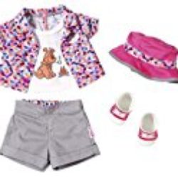 BABY born Play&Fun Deluxe Camping Outfit Juego de ropita para muñeca – Accesorios para muñecas (Juego de ropita para muñeca, 3 año(s), Multicolor, Chica, 5 pieza(s), 43 cm) [OFERTAS]