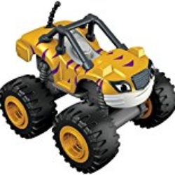Blaze y los Monster Machines de Nickelodeon – Coche stripes, color amarillo (Mattel CGH56) [OFERTAS]