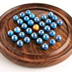 Solitario Estándar Vintage Retro Juego Mesa Centro Madera Canicas Coleccionista [OFERTAS]