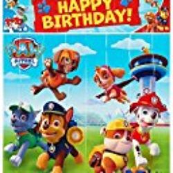 Paw Patrol – Set de cumpleaños: guirnalda para fiestas (Amscan International 670422) [OFERTAS]