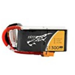 Tattu – Bater&iacute;a de pol&iacute;mero de litio de 1300&nbsp;mAh, 14.8&nbsp;V, 75C 4S1P con conector XT60 para drones UAV, cuadric&oacute;pteros FPV de carreras, aviones como TBS Gemini, Lumenier , ZMR250 [OFERTAS]