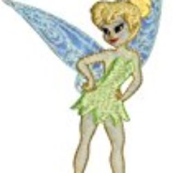 Simplicity Disney – Parche bordado, diseño de Campanilla de pie, multicolor [OFERTAS]