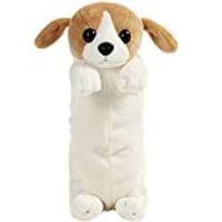 Aikesi – Estuche de lápices para muñecas Perros de dibujos animados lindos – Estuche de maquillaje para lápices Estuches de lápices Algodón de PP de gran capacidad Artículo duradero Estuche de lápices para estudiantes Estuche rígido [OFERTAS]