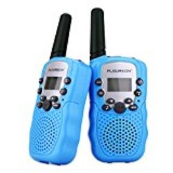 FLOUREON T-388 – 2 x Walkie Talkies 8 canales, 2 way radio, alcance hasta 3km, pantalla LCD ,azul [OFERTAS]