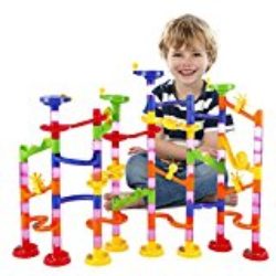 Circuito de Canicas BATTOP Juego de Pista de Bolas Infantil 105 Piezas Marble Run Bloques de Construcción para Niños más de 4 años [OFERTAS]