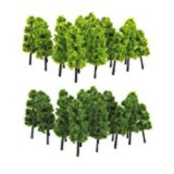 20pcs Árboles Pagoda Artificiales Modelo De Tren Ferrocarril Escenario 1: 200 [OFERTAS]