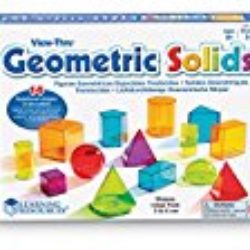 Learning Resources LER4331 – Formas geométricas de plástico transparentes, varios colores [OFERTA FINALIZADA]