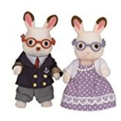 Sylvanian Families – Abuelos Conejos Chocolate (Epoch para Imaginar 5190) [OFERTAS]