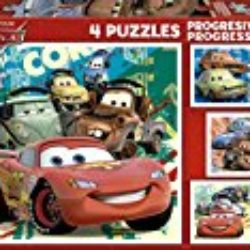 Educa 14942 Cars 2 – Puzzle (4 unidades, 20 piezas) [OFERTAS]