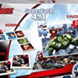 Los Vengadores – Superpack, 4 juegos en 1: dominó, Identic, 2 puzzles (Educa Borrás 16692) [OFERTAS]