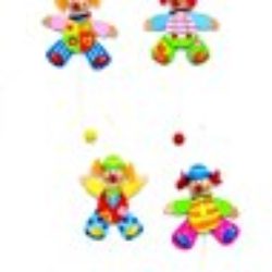 Marionetas Marionetas Figura Figurita payaso Madera Kinderland [OFERTAS]