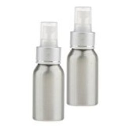 perfk Conjunto de 2pcs Botellas Vacía Recargable de Spray de Perfume de Aluminio para Viaje – 40 ml [OFERTAS]