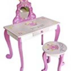 Kiddi estilo madera Princess – Tocador y taburete [OFERTAS]
