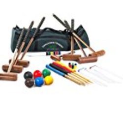 Garden Games Longworth – Juego de croquet para 6 jugadores [OFERTAS]
