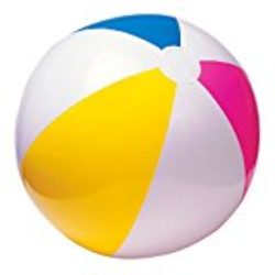 Intex – Pelota hinchable paneles colores – diámetro 61 cm (59030) [OFERTAS]