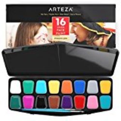 Arteza Face Paint 16 Colors Black Pallet [OFERTAS]