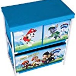 Unidad de almacenamiento Paw Patrol para los juguetes de los ni&ntilde;os, en 3&nbsp;niveles, con 2&nbsp;o 3&nbsp;cajones organizadores, de color azul o rojo, una soluci&oacute;n a los muebles de almacenamiento, como cestas o contenedores para la sala de juegos infantil, el dormitorio o la sala de estar, 2 Tier Organiser [OFERTAS]