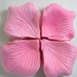 BestOfferBuy 1000Uds. Pétalos de Rosa en Seda Rosa para Decoración Bodas Fiestas Confeti [OFERTAS]