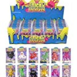 12 X Adhesivo Criaturas Lanzamiento Juguetes – Relleno Piñata – Multicolor [OFERTAS]