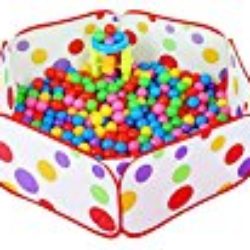 Vi.yo Polka Dot Ocean Ball Pool Tienda para Niños Piscina de Inmersión en el Interior Sala de Juegos Ocean Ball Pool Wave Bola de Piscina Acampar Plegable al Aire Libre [OFERTAS]