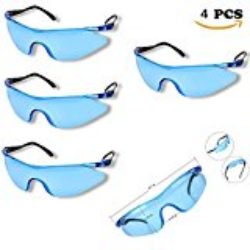 Occhiali protettivi per occhiali protettivi per occhiali protettivi per occhiali protettivi in acciaio inossidabile per bambini per bambini Nerf N-Strike Elite Gun Toy Gun Game Protection (4Pcs) [OFERTAS]