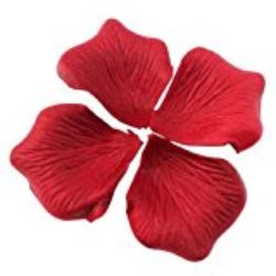 BestOfferBuy 1000Uds. Pétalos de Rosa en Seda Granate para Decoración Bodas Fiestas Confeti [OFERTAS]