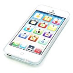 Cooplay English blanco 1: 1 Juguete de la música yphone y-phone Play Teléfono móvil teléfono celular teléfono móvil con USB cable recargables para bebé Niños Conjuntos de 1 [OFERTAS]