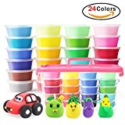 24 colores de arcilla polimérica suave moldeo artesanía plastilina arte creativo diy artesanía para niños [OFERTAS]