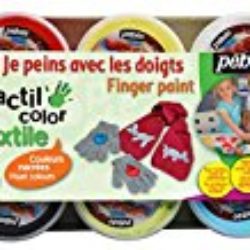 Pébéo 634190 Tacticolor Textile – Set de pintura para tela (6 tarros de 100 ml), colores nacarados variados [OFERTAS]