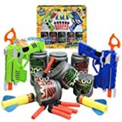 Street Kidz Twin Dart Gun Can-Buster Game *Tin Can & Shooting Game* Kids FUN Toy [OFERTAS]